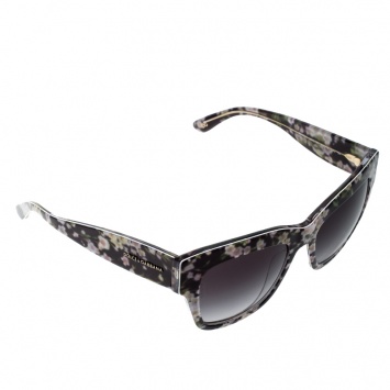 Pre Owned Dolce and Gabbana Floral/Black Gradient DG4231 Wayfarer Sunglasses 