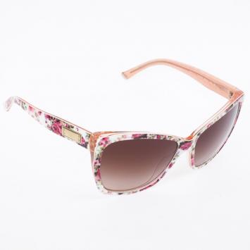 Pre Owned Dolce and Gabbana Floral Print Woman Sunglasses