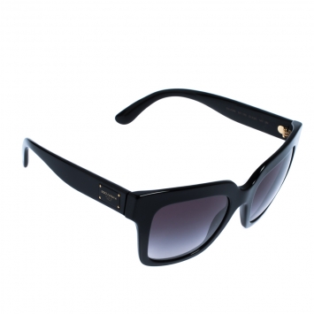 Pre Owned Dolce & Gabbana Black/ Grey Gradient DG 4286 Square Sunglasses