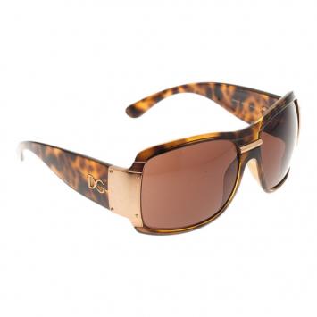 Pre Owned Dolce and Gabbana DG6013 Tortoise Frame Sunglasses