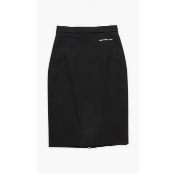 Pre Owned Dsquared2 Black Wool Pencil Skirt S (38)