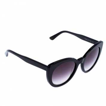Pre Owned Etro Black Gradient ET643S Cat Eye Sunglasses