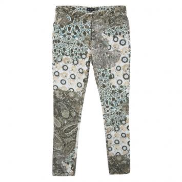 Pre Owned Etro Multicolor Floral and Paisley Print Slim Fit Denim Jeans M