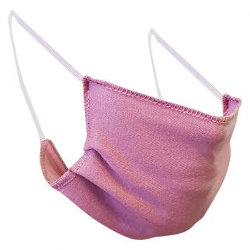 Pre Owned Non-Medical Handmade Purple Cotton Face Mask - Pack of 5