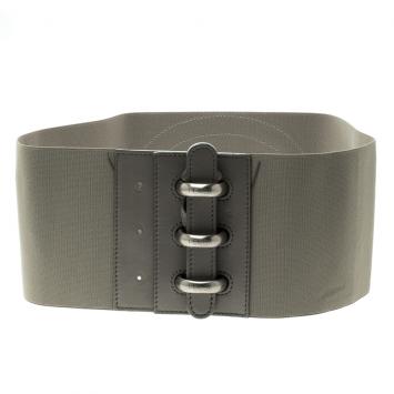 Pre Owned Fendi Grey Elastic Wait Belt 80cm 