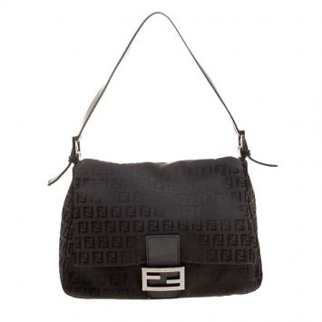 Pre Owned Fendi Tobacco Zucca Canvas Mama Forever Shoulder Bag