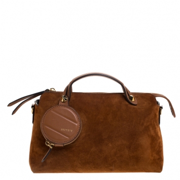 مملوكة مسبقًا Fendi Tan Leather Medium By The Way Boston Bag