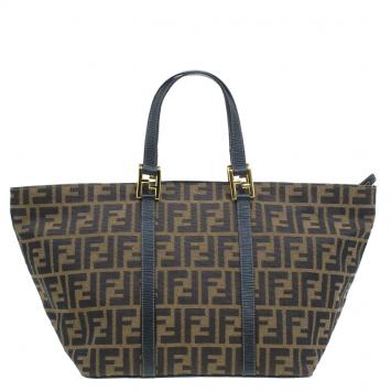 مملوكة مسبقًا Fendi Brown Zucca Cabas Tote Bag