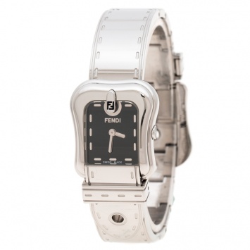 Pre Owned Fendi Black Stainless Steel B.Fendi 3800L Women's Wristwatch 23 mm