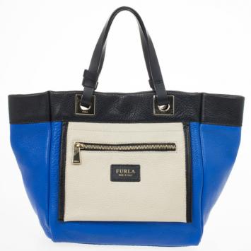 Pre Owned Furla Tribe Small Reversible Tote