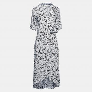 Pre Owned Ganni Viscose Midi Dress EU 42