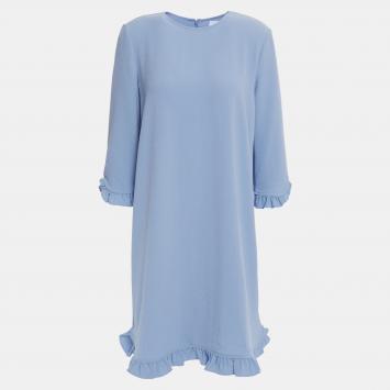 Pre Owned Ganni Polyester Mini Dress EU 36