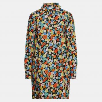 Pre Owned Ganni Organic cotton Mini Dress EU 42