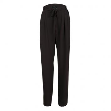 Pre Owned Giorgio Armani Brown Drawstring Detail Coulisse Trousers M