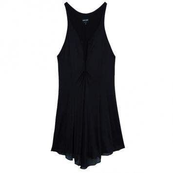 Pre Owned Giorgio Armani Black Cocktail Dress M