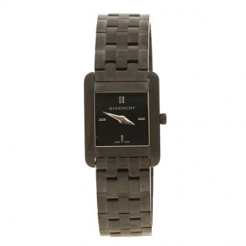 Pre Owned Givenchy Black Stainless  Steel  Asparas Women's Wristwatch 22 mm