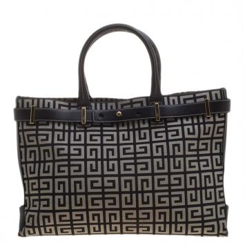 Pre Owned Givenchy Grey Canvas Tote