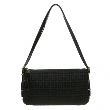 مملوكة مسبقًا Givenchy Black Signature Canvas Shoulder Bag