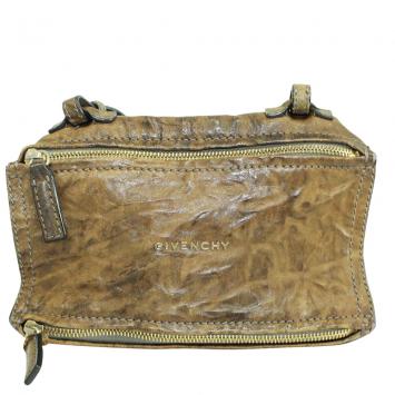مملوكة مسبقًا Givenchy Brown Leather Mini Pandora Bag