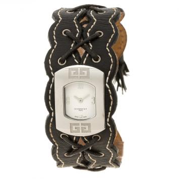 Pre Owned Givenchy White Stainless Steel Expression 2 REG. 92438731 Women's Wristwatch 22 mm