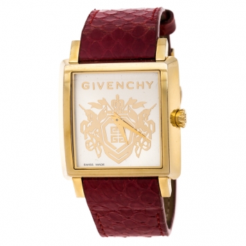 Pre Owned Givenchy Gold Plated Stainless Steel GV.5214M Unisex Wristwatch 38 mm