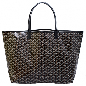 Pre Owned Goyard Brown Goyardine Coated Canvas St. Louis GM Tote