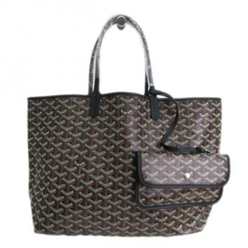Goyard Black Canvas Saint Louis Tote PM