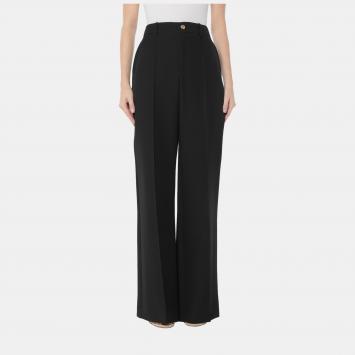 Pre Owned Gucci Silk Pants 42