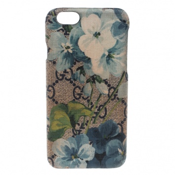 Pre Owned Gucci Multicolor Blooms Print GG Canvas iPhone 6 Case