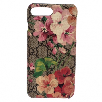 Pre Owned Gucci Pink GG Blooms iPhone 8 Plus Case 