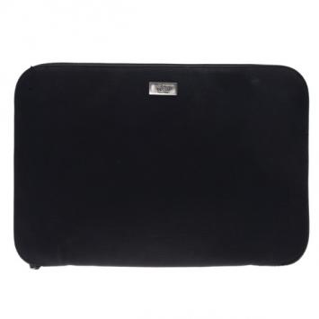 Pre Owned Gucci Black Nylon Laptop Case