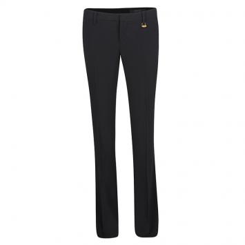 Pre Owned Gucci Black Flared Bottom Tailored Trousers S