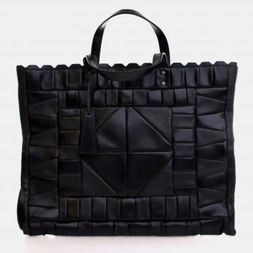 Pre Owned Gucci Calfskin Patchwork Tote