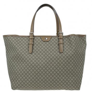 Pre Owned Gucci Beige Diamante Canvas Large Shopper