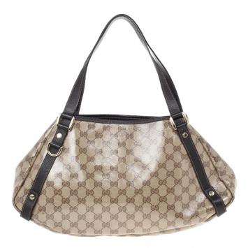 Pre Owned Gucci GG Crystal Abbey Tote