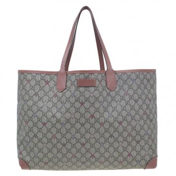 Pre Owned Gucci Multicolor Canvas Guccissima Star Graphic Tote