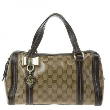 Pre Owned Gucci Guccissima Duchessa Medium Boston