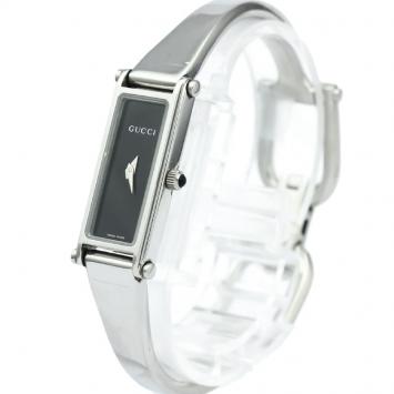 Pre Owned Gucci Black Stainless Steel 1500 L Women's Wristwatch 12MM