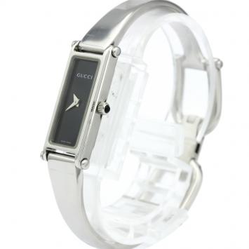 Pre Owned Gucci Black Stainless Steel 1500 L Women's Wristwatch 12MM
