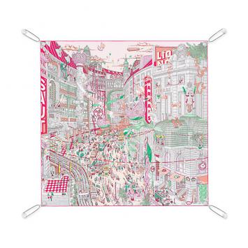 Pre Owned Hermes Scarf Display System