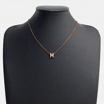 Pre Owned Hermès Mini Pop H Necklace