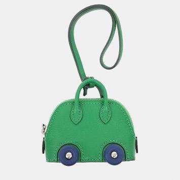 Pre Owned Hermès Bolide on Wheel  Leather Bag Charm (B)