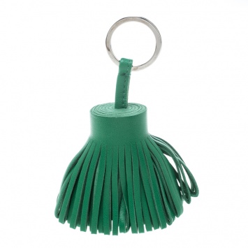 Pre Owned Hermes Green Leather Carmen Key Holder