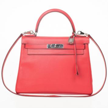 Pre Owned Hermes Rouge Vermillion Kelly 28 