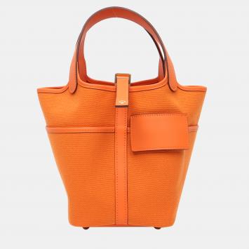 Pre Owned Hermes Cargo Lock Picotin 18 handbag