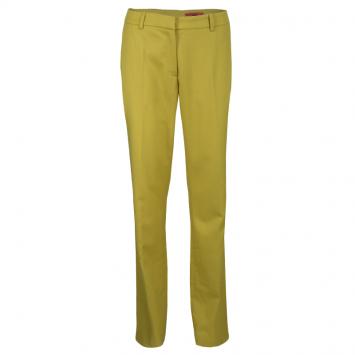 Pre Owned Hugo By Hugo Boss Yellow Wool Hinass Tailored Trousers M