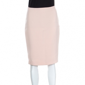Pre Owned Boss by Hugo Boss Pale Pink Vilina Pencil Skirt S