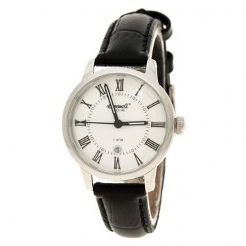 Pre Owned Ingersoll White Stainless Steel Grafton II Women's Wristwatch 30MM