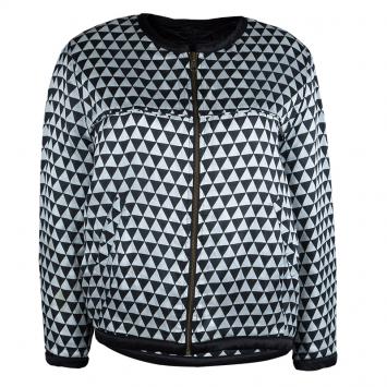 Pre Owned Isabel Marant Etoile Monochrome Printed Reversible Jacket M