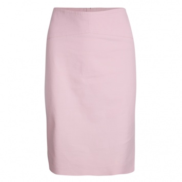 Pre Owned John Galliano Dull Pink Cotton Pencil Skirt L